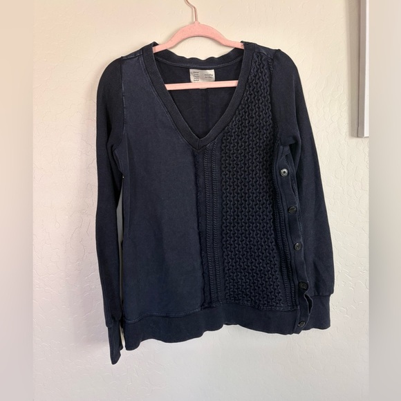 Anthropologie Saturday Sunday Blue Arcana Pullover Sweatshirt small - Picture 2 of 8